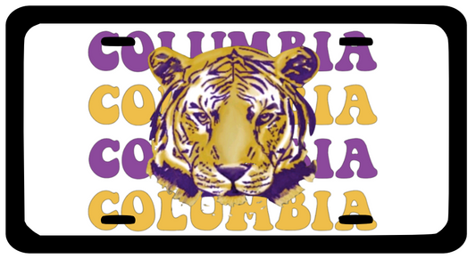 Columbia Tigers Car Tag